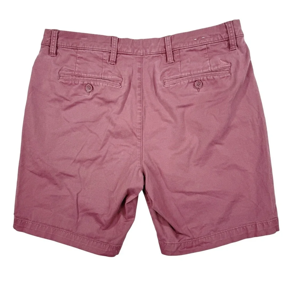 UNTUCKit‎ St. Vincent Chino Shorts Mens 34 Dusty Rose Pink Stretch Cotton Preppy